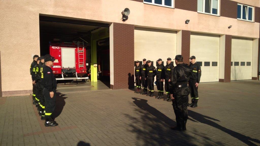 Uroczysta zmiana służby - Jubileusz strażaka