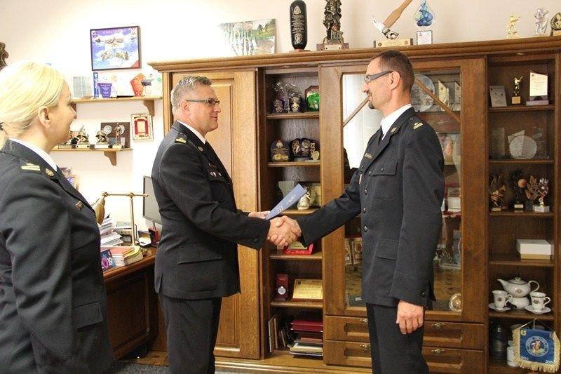 Powierzenie obowiązków Komendanta Powiatowego PSP w Aleksandrowie Kujawskim