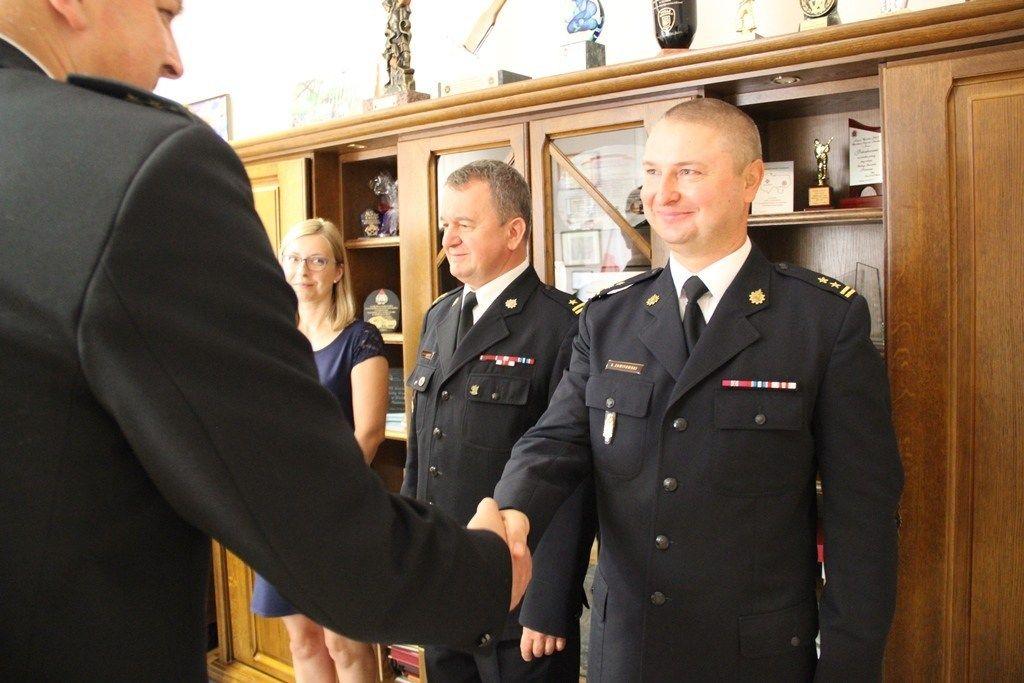 Powierzenie obowiązków Komendanta Powiatowego PSP w Aleksandrowie Kujawskim