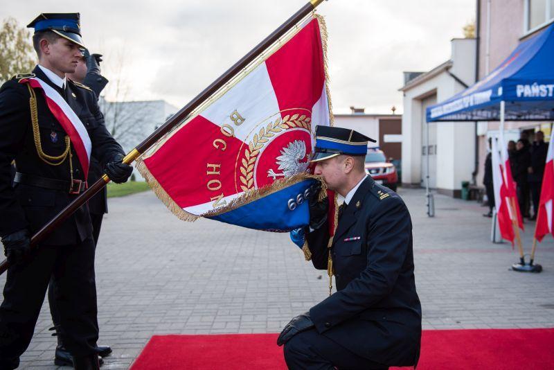 Uroczysty apel - Przyjęcie Obowiązków Komendanta Powiatowego PSP w Aleksandrowie Kujawskim